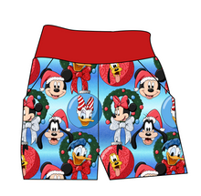 Load image into Gallery viewer, Mouse Friends Holiday Basic Joggers And Jogger Shorts