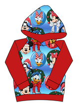 Load image into Gallery viewer, Mouse Friends Holiday Classic Hoodie (or Crewneck)