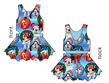 Load image into Gallery viewer, Mouse Friends Holiday Kids Playsuit