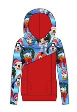 Load image into Gallery viewer, Mouse Friends Holiday Ladies Hoodie