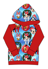 Load image into Gallery viewer, Mouse Friends Holiday Ladies Hoodie