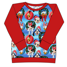 Load image into Gallery viewer, Mouse Friends Holiday Ladies' Classic Crewneck