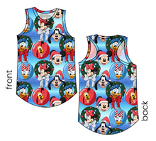 Load image into Gallery viewer, Mouse Friends Holiday Ladies' Summer Tank