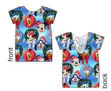 Load image into Gallery viewer, Mouse Friends Holiday Low Back Ballerina Tee