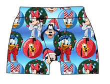 Load image into Gallery viewer, Mouse Friends Holiday Mens' Boxer Briefs