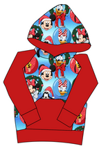 Load image into Gallery viewer, Mouse Friends Holiday Mens' Hoodie