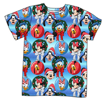 Load image into Gallery viewer, Mouse Friends Holiday Mens' Tee