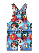 Load image into Gallery viewer, Mouse Friends Holiday Overalls and Shortalls