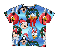 Load image into Gallery viewer, Mouse Friends Holiday Oversized Tee