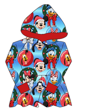Load image into Gallery viewer, Mouse Friends Holiday Peplum Hoodie (or Crewneck)
