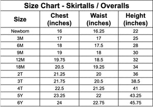 Ice Queen Check Skirt-Alls