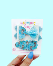 Load image into Gallery viewer, Ice Queen Check Tulle Dress - Fabowlous Bows Collab