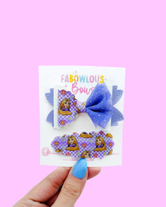 Tower Princess Check Tulle Dress - Fabowlous Bows Collab