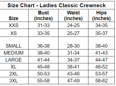 Rep Pre-Order Ladies' Classic Crewneck