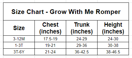 Rep Pre-Order Grow With Me Pants And Shorts Romper
