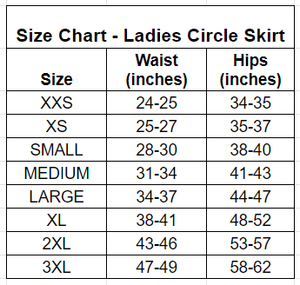 Simply Solids Ladies' Circle Skirt