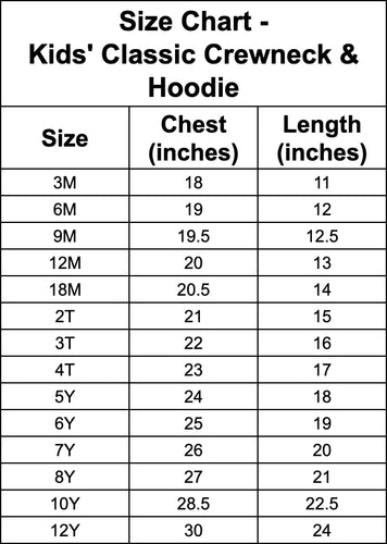 Rep Pre-Order Classic Hoodie (or Crewneck)