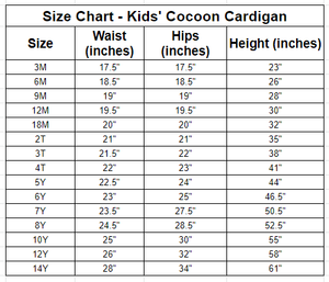 Simply Solids Kids Cocoon Cardigan