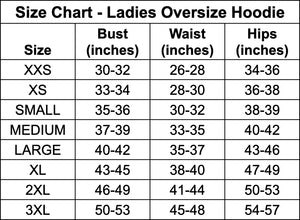 Simply Solids Ladies Oversized Hoodie