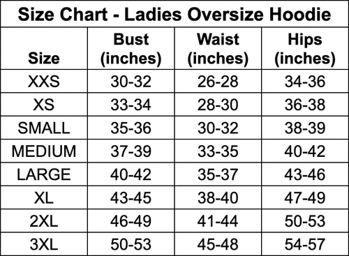 Rep Pre-Order Ladies Oversized Hoodie